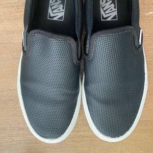 Black Womens Vans 8.5
